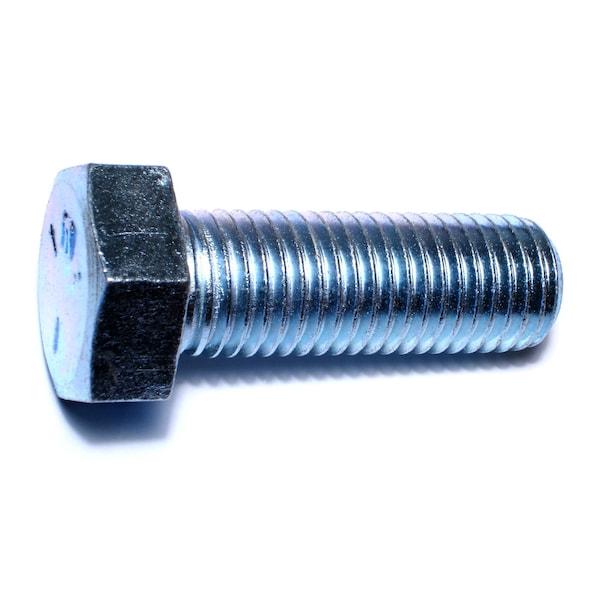 Midwest Fastener Grade 5, 7/8"-9 Hex Head Cap Screw, Zinc Plated Steel, 2-1/2 in L, 5 PK 53417 - main
